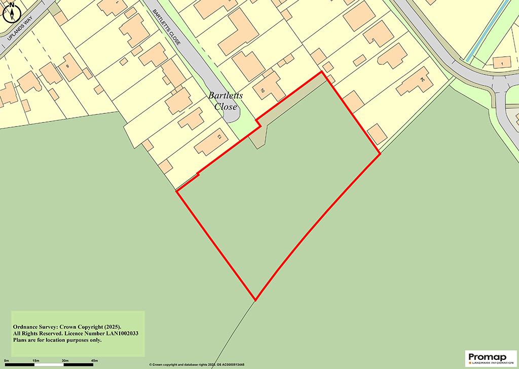 Lot: 35 - LAND WITH PLANNING FOR THIRTEEN HOUSES AND THREE BUNGALOWS -